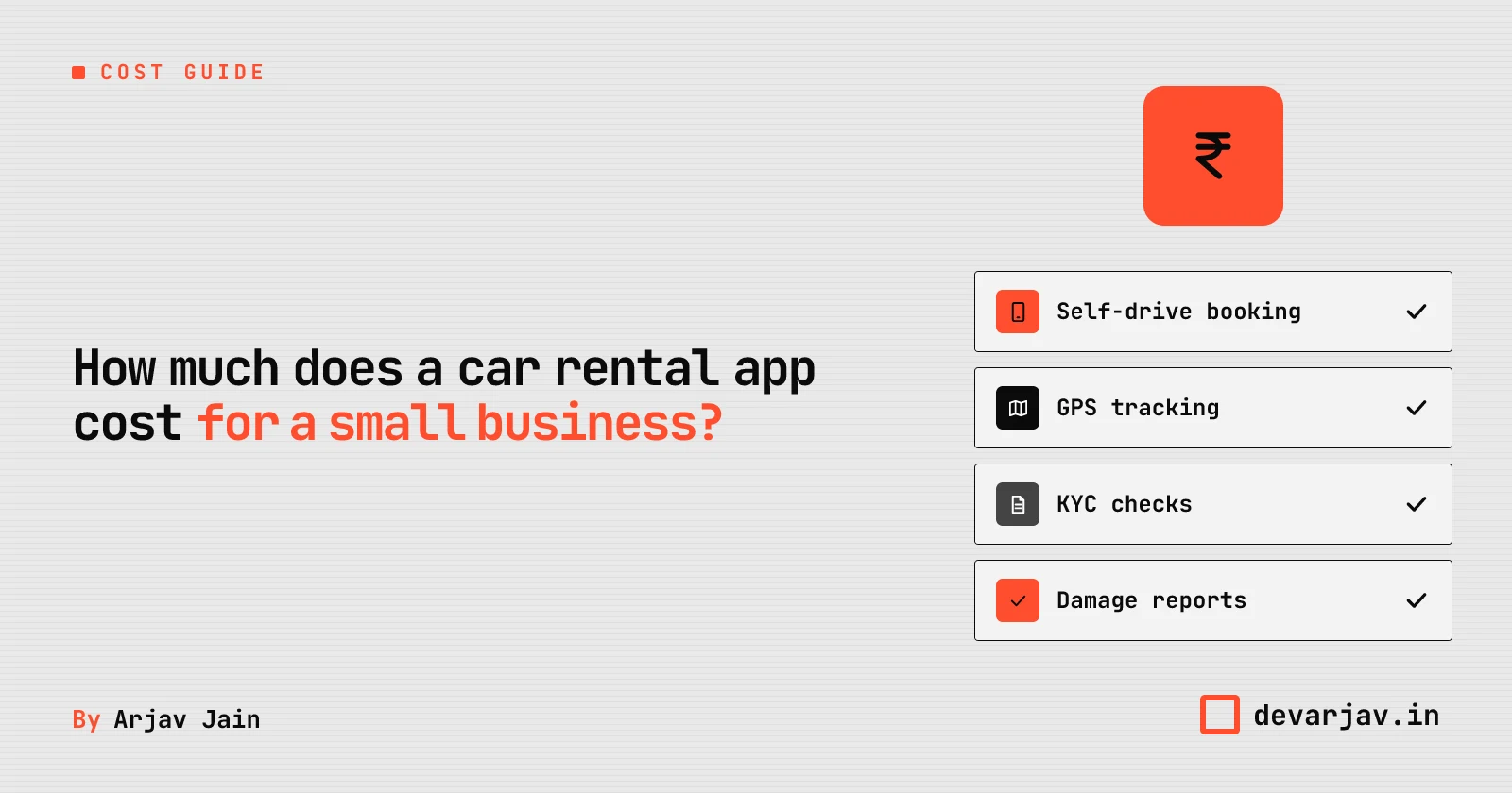 Car rental app with booking, tracking, KYC and damage reporting features