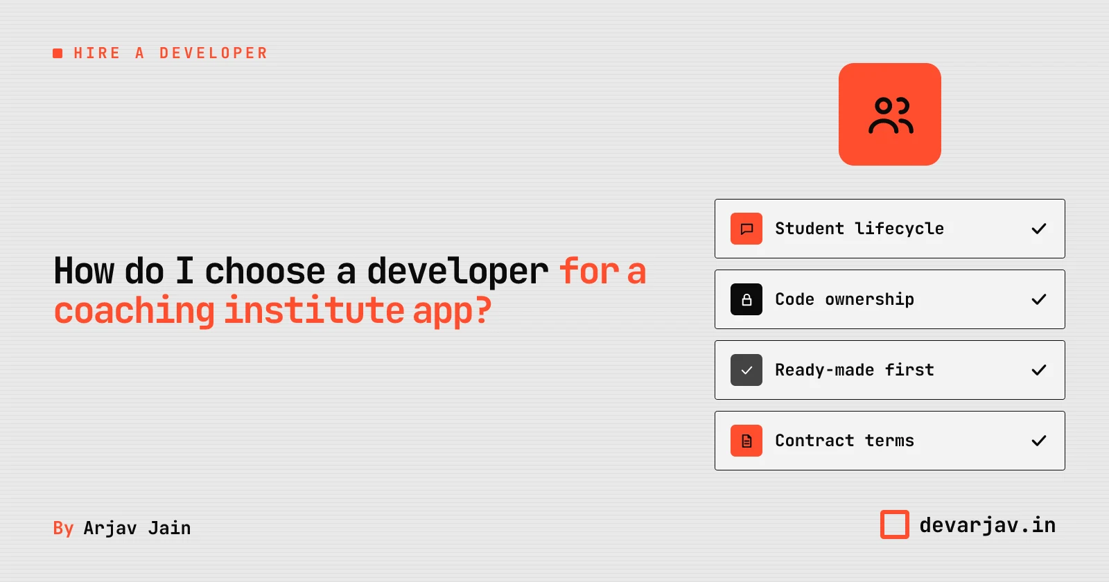 Coaching app guide: student focus, ownership, tools, contracts